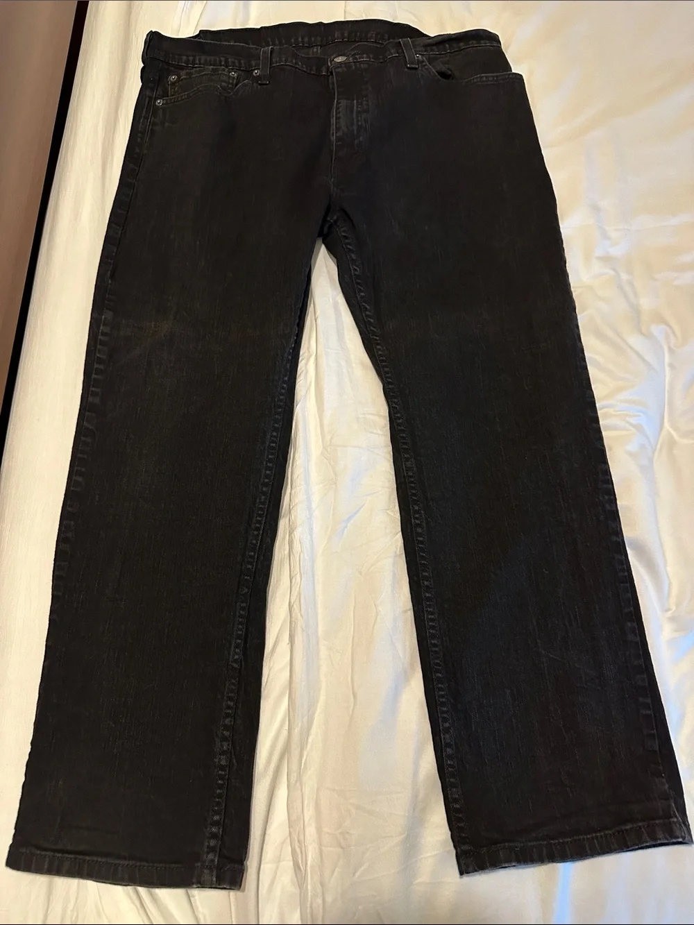 Levi's Men's Straight Black Denim Jeans